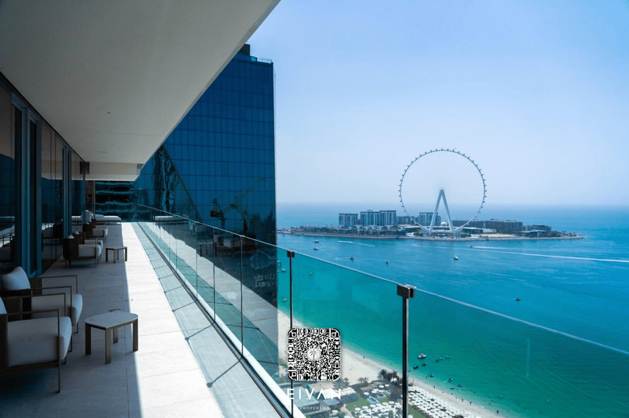 Exclusive Beachfront Living | Fully Furnished | Balcony